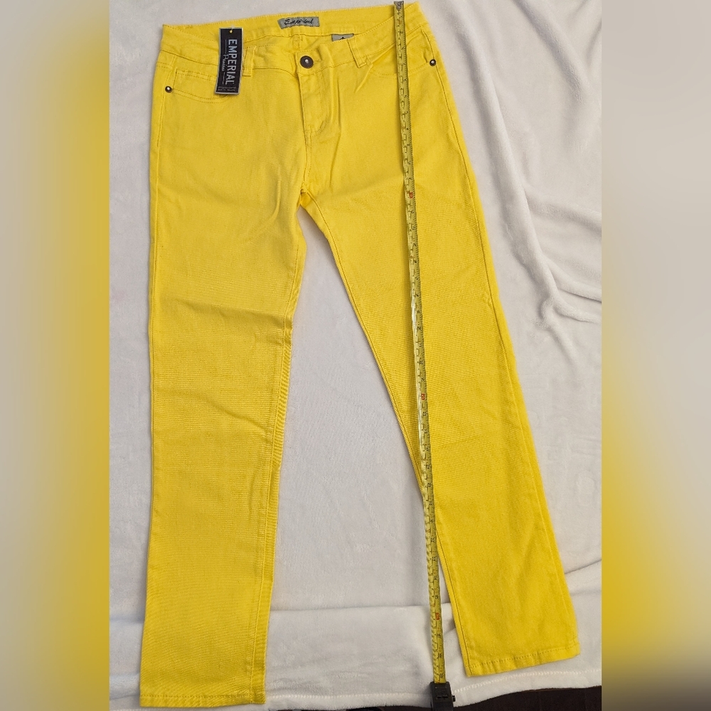 Emperial Yellow Stretch Jeans